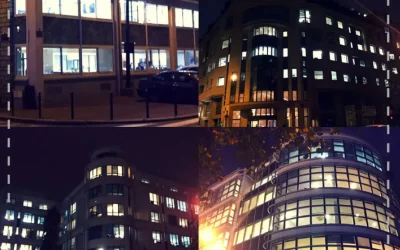 Extinction lumineuse dans les bureaux