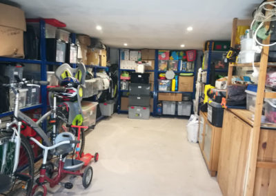 Maison : désencombrement garage et buanderie